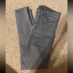 Abercrombie and Fitch skinny jeans. Size 2. Grey